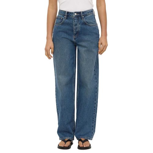 Assembly Label Oversized High Rise Jean Dark Indigo Fade